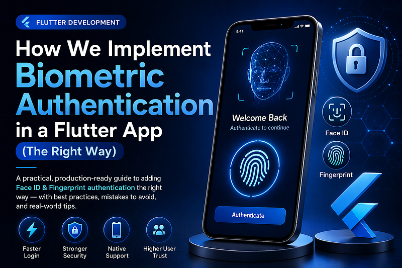 How to Implement Biometric Authentication in a Flutter App (The Right Way)