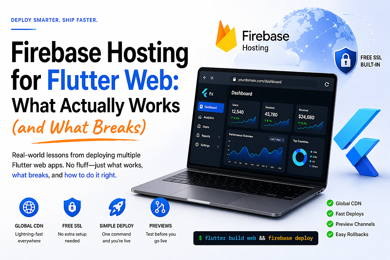 Firebase Hosting for Flutter Web: What Actually Works (and What Breaks)