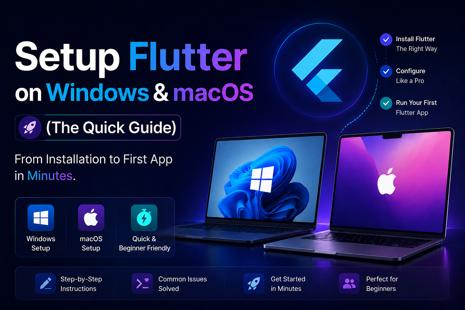 Zero to Hero: Setup Flutter on Windows & macOS (The Quick Guide)