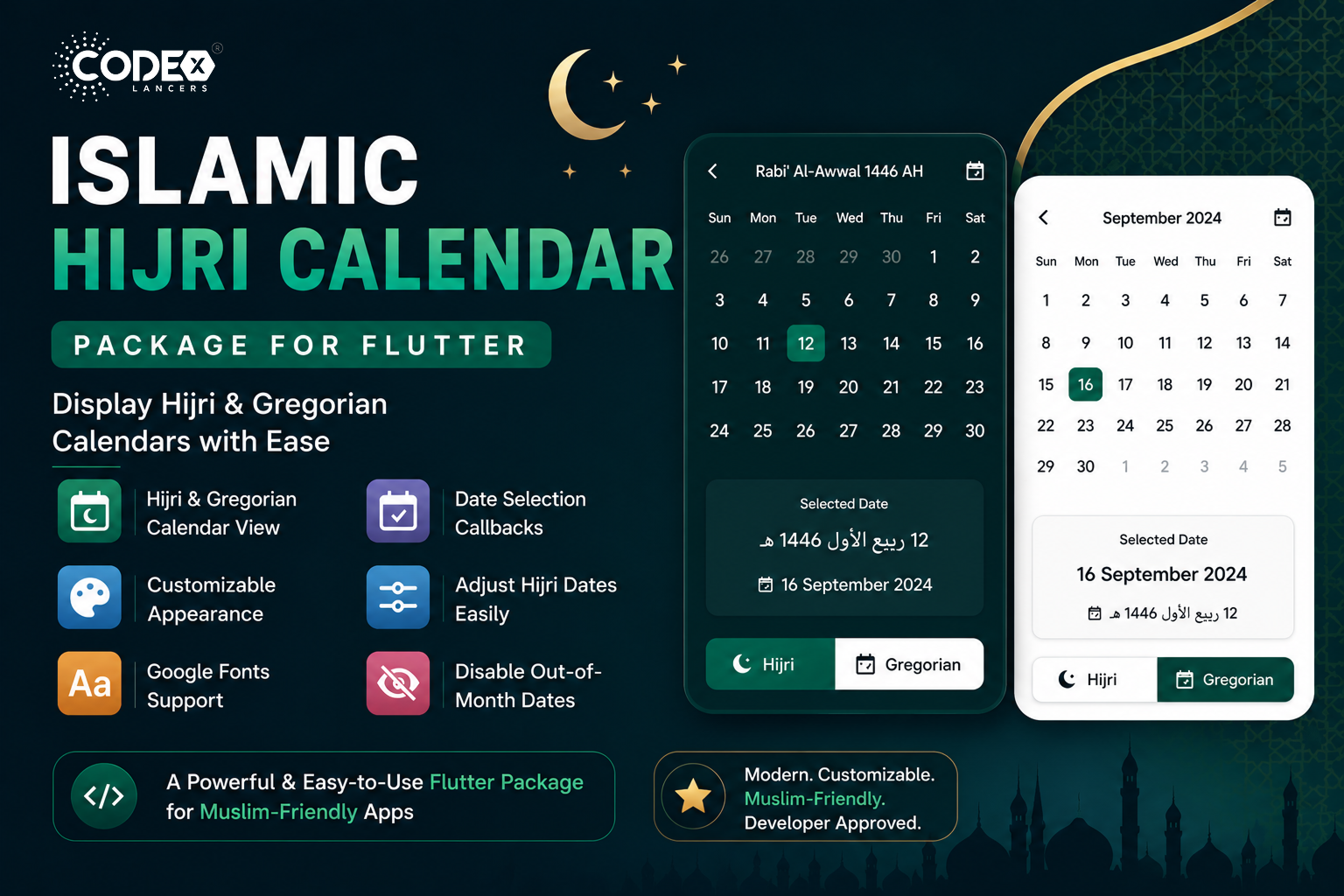 Islamic Hijri Calendar Package