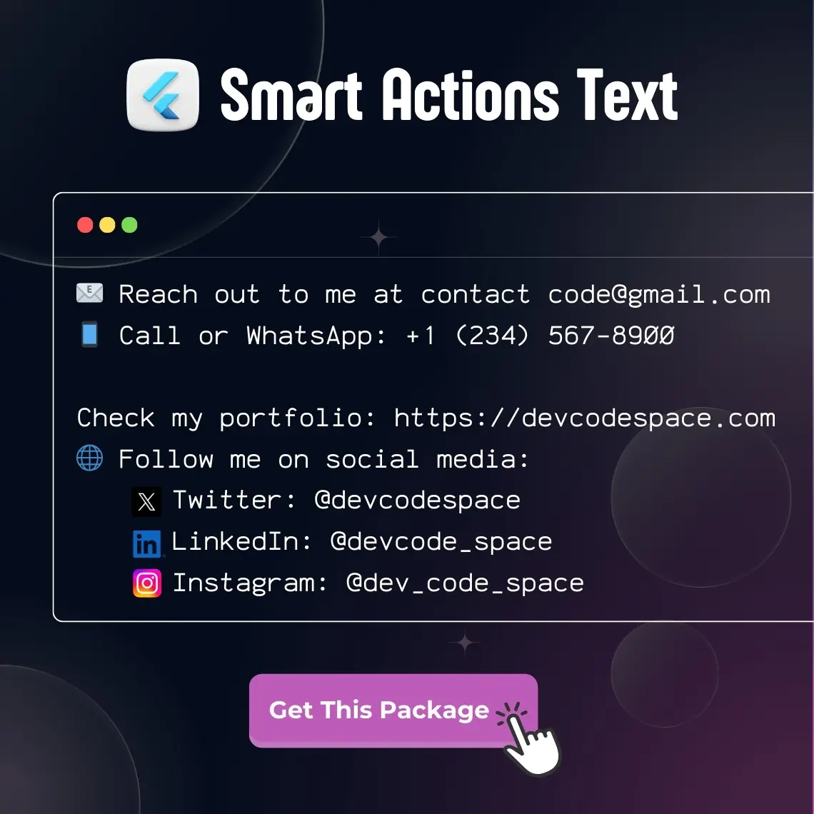 Smart Actions Text