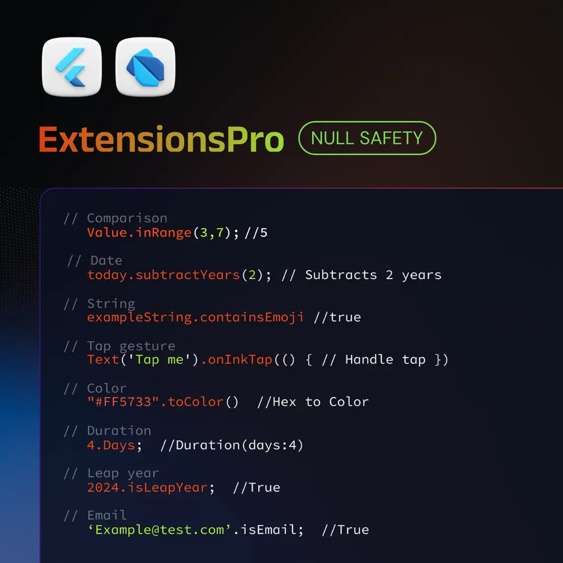 Dart Extensions Pro