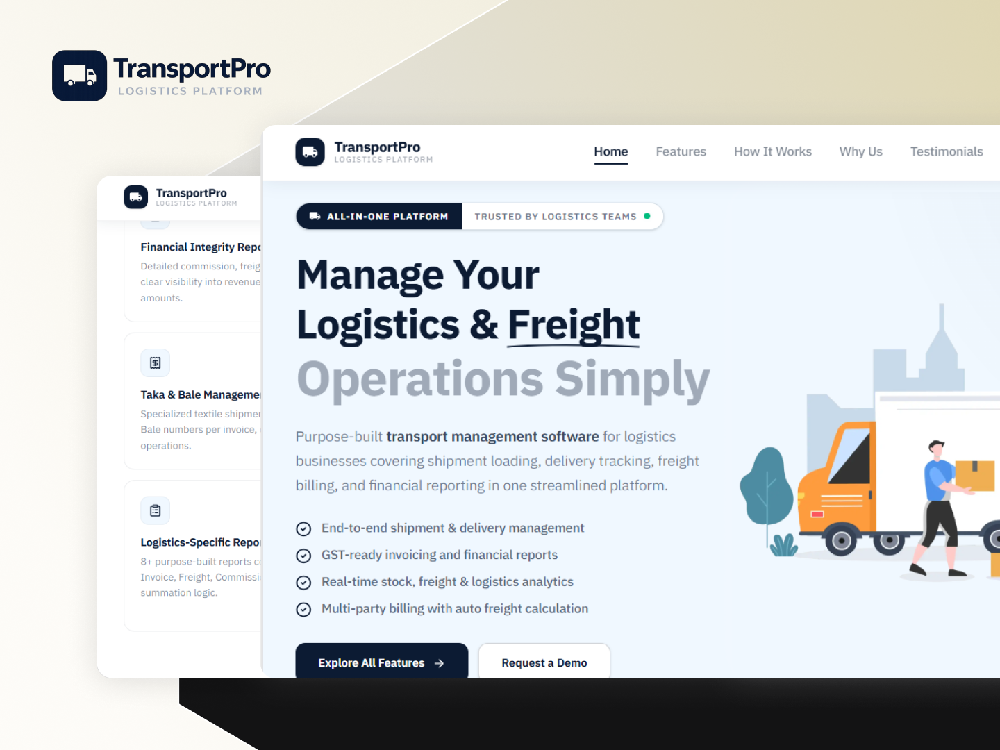 TransportPro – Transport Management Software