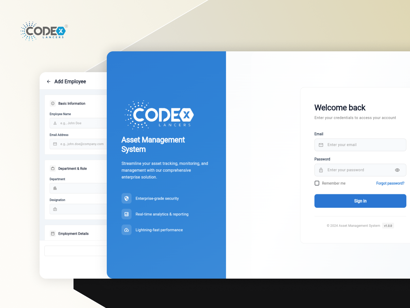 AMS Codex — Asset Management System