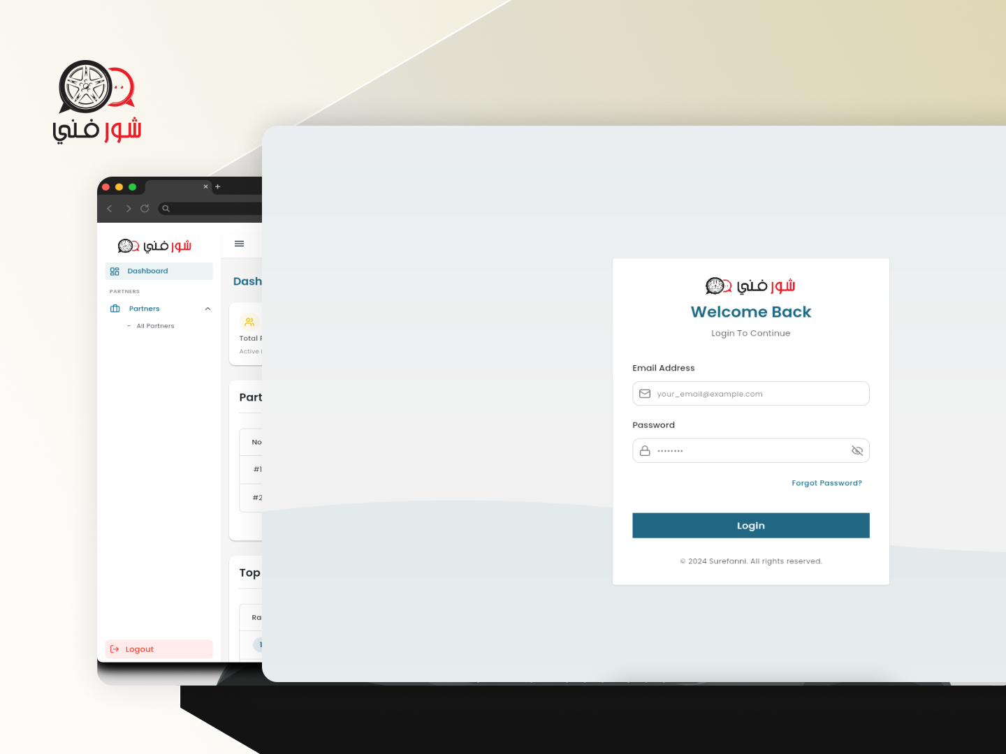 Surefani Admin – Multi-Purpose B2B Admin Panel & Partner Management System