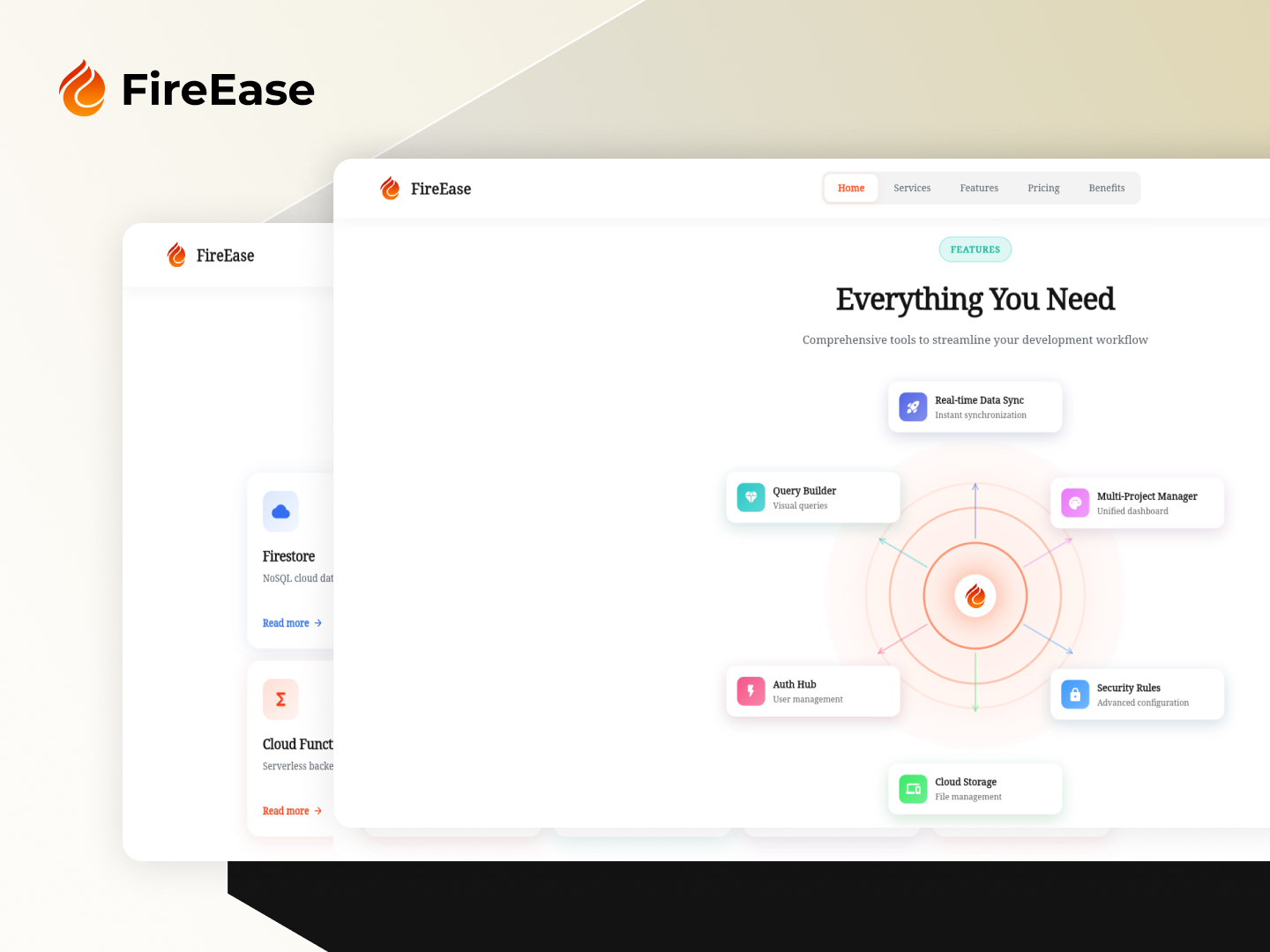 FireEase – Firebase Management & CRM Dashboard