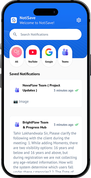 NotiSave screen 3