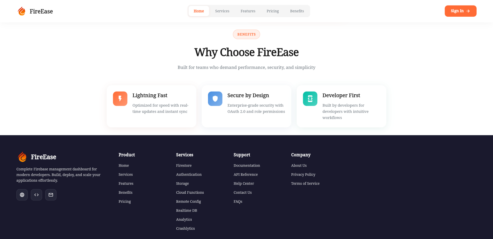 FireEase – Firebase Management & CRM Dashboard screen 6