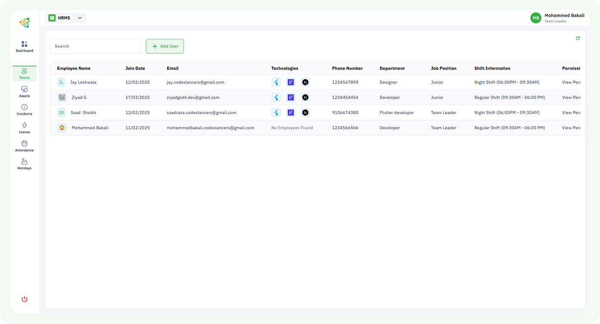 ERP CodeX – Enterprise Resource Planning System screen 3