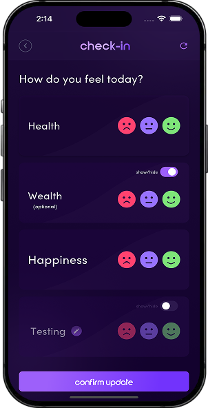 Carecheck screen 4
