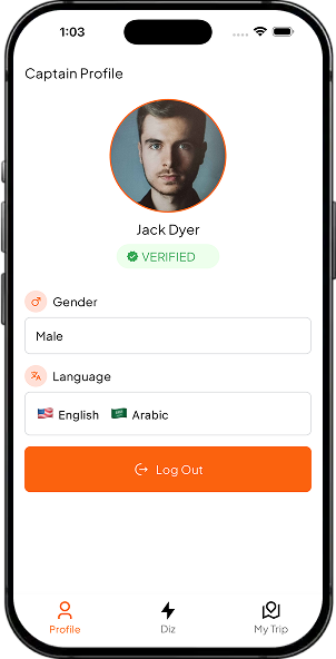 DIZ – Carpooling & Ride-Sharing App screen 2