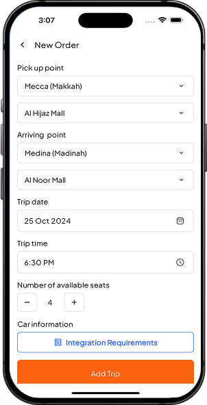 DIZ – Carpooling & Ride-Sharing App screen 3
