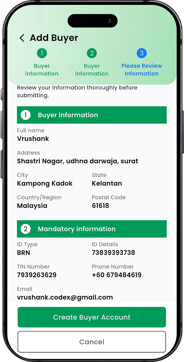 Invoice Factory – Invoice Hub & QR Code Management System screen 4