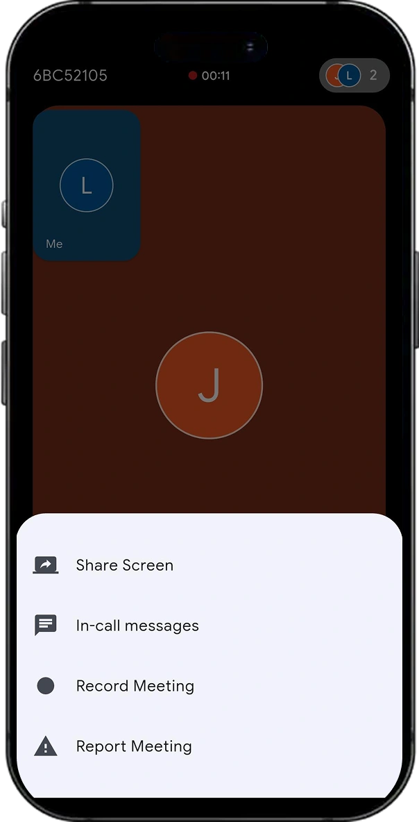CodeX Meet screen 6