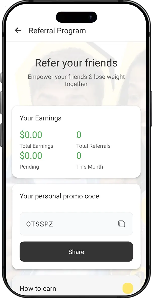 EatTrainTrack: Calorie Counter screen 3
