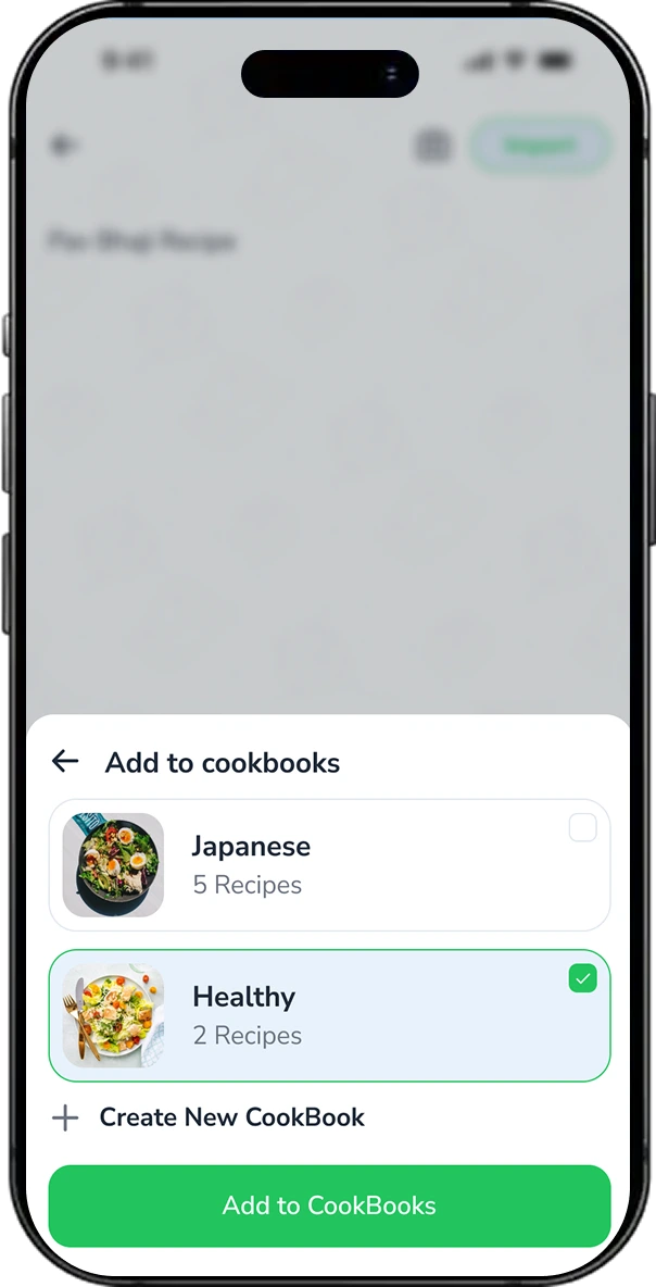 Forktastic Recipe Management App screen 1