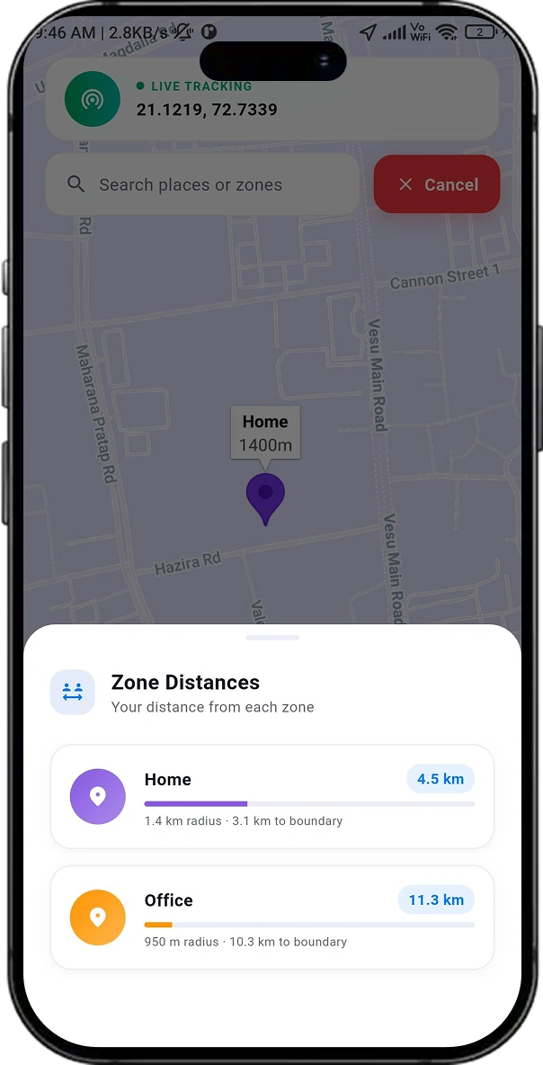 GeoSentry screen 2