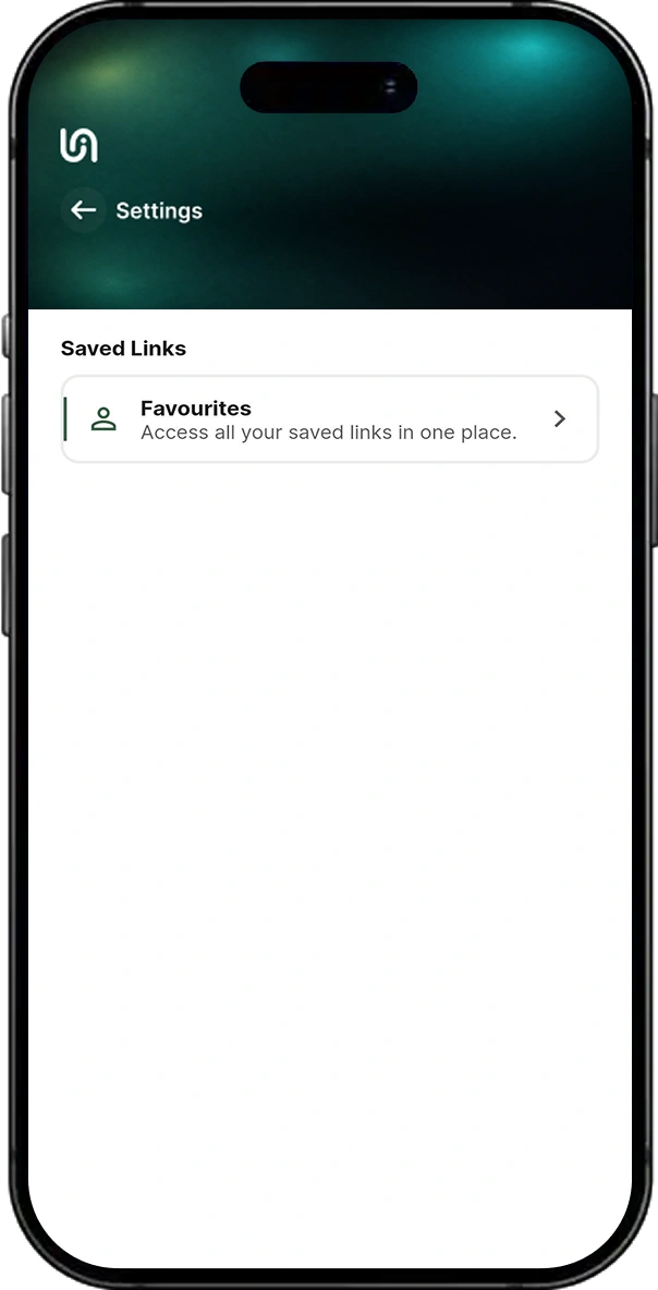 Link Locker screen 1