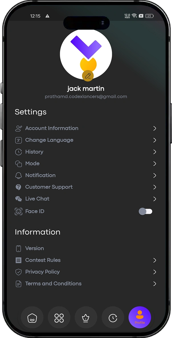 Luqta App screen 4