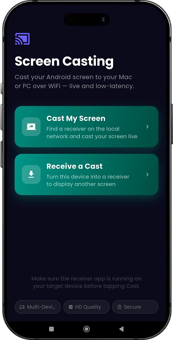 ScreenCast Pro screen 1