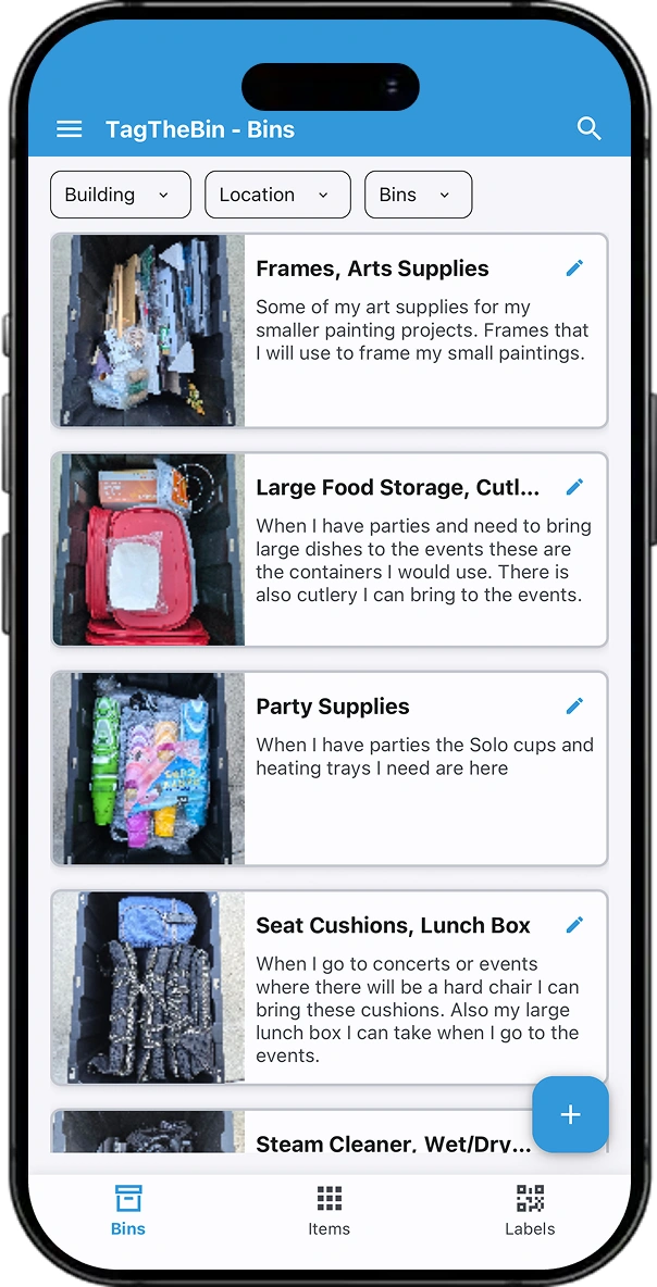 TagTheBin screen 2