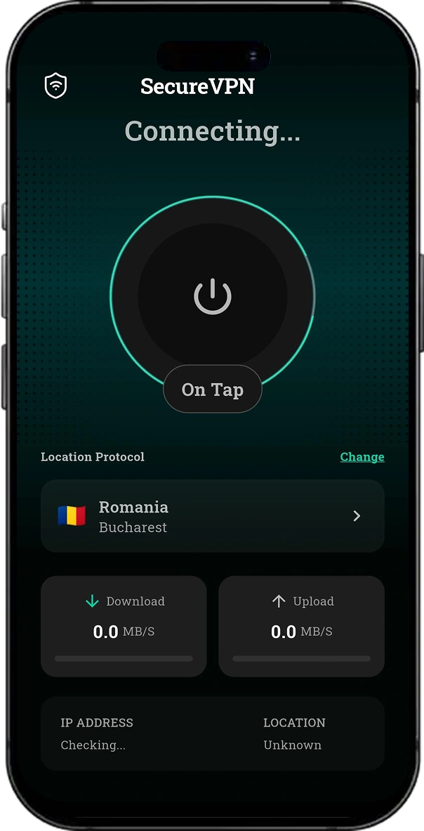 Secure VPN screen 2