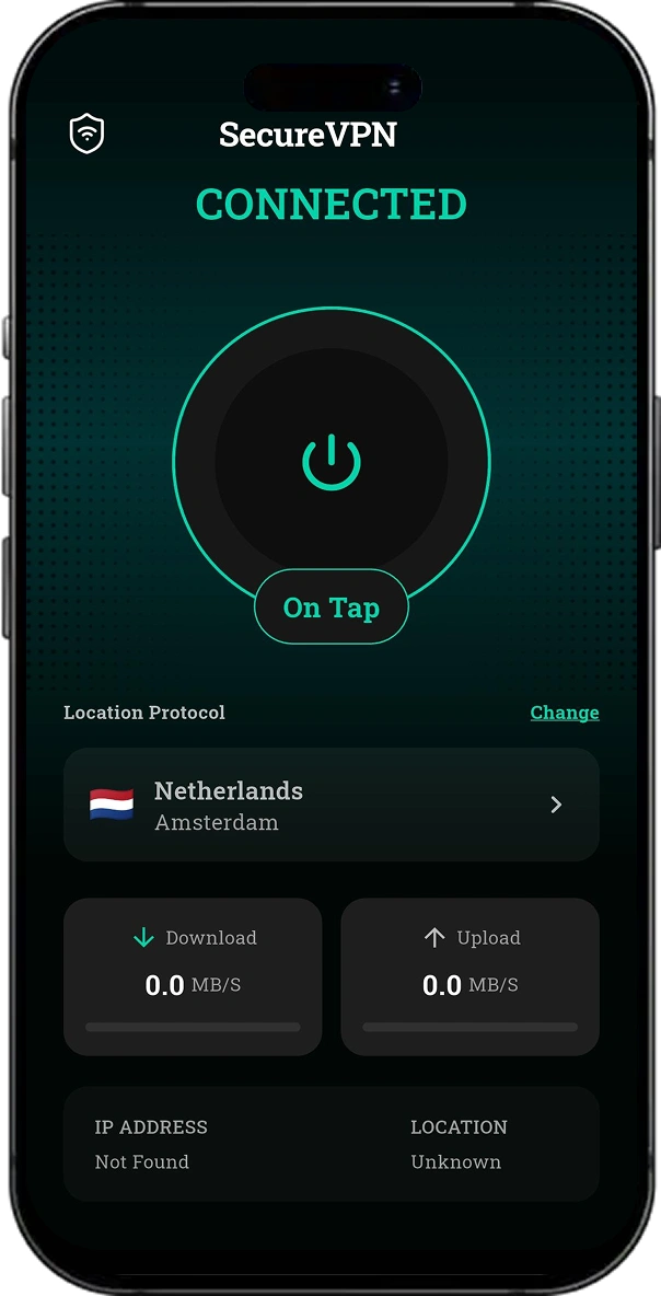 Secure VPN screen 6