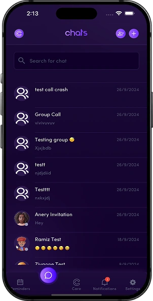 Carecheck screen 11