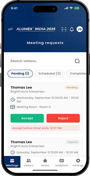 Alumex India 2025 — Exhibition App screen 22