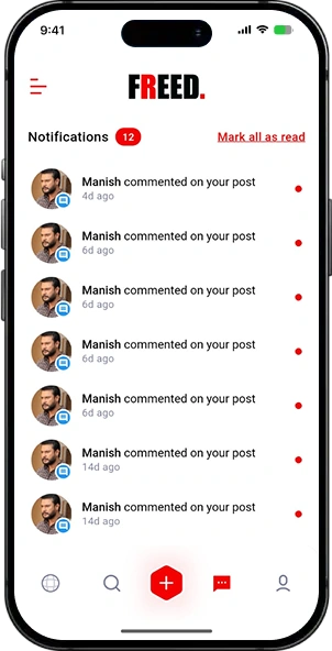 Freed – Flutter screen 3