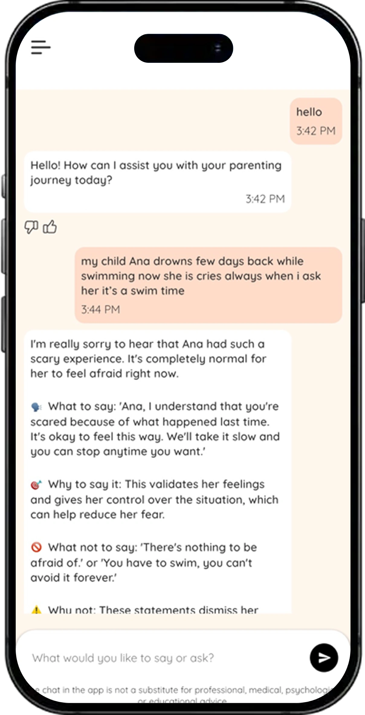 OpenDoor Parenting screen 2