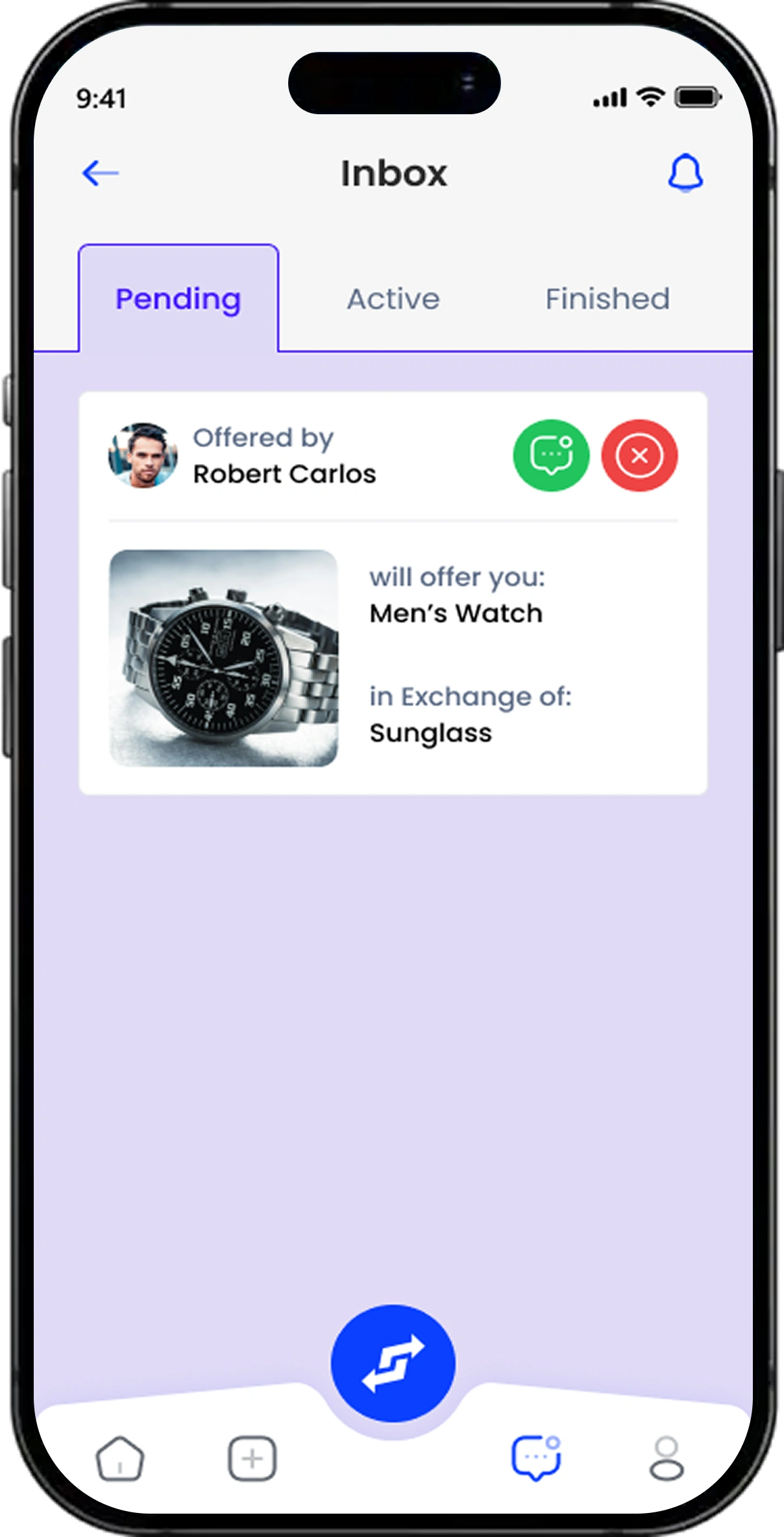 Swap App screen 3