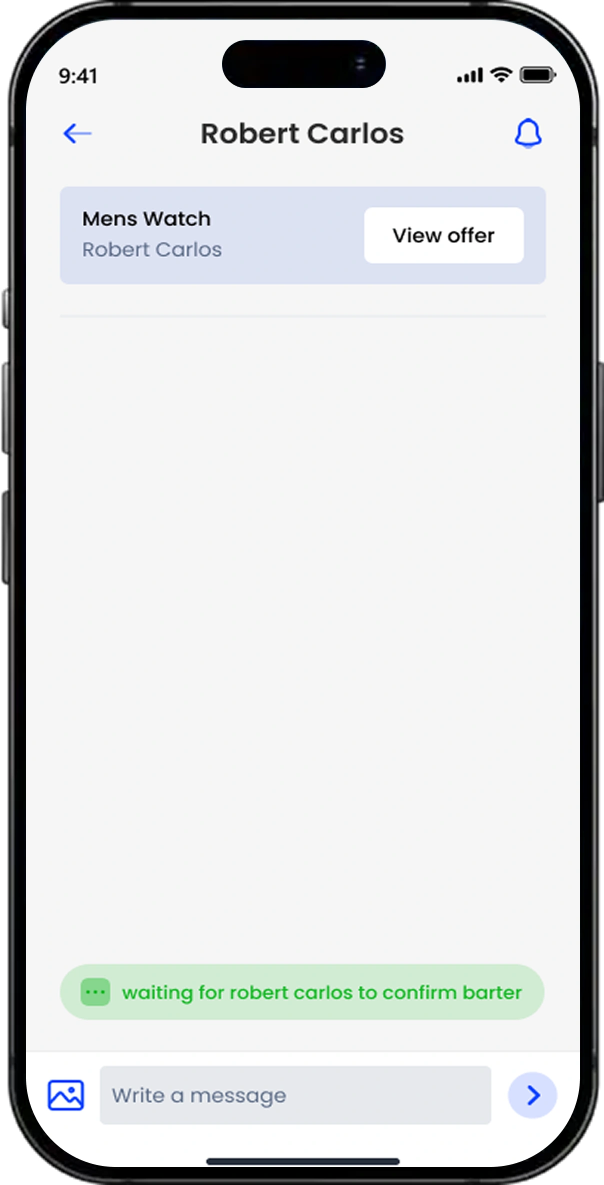Swap App screen 6
