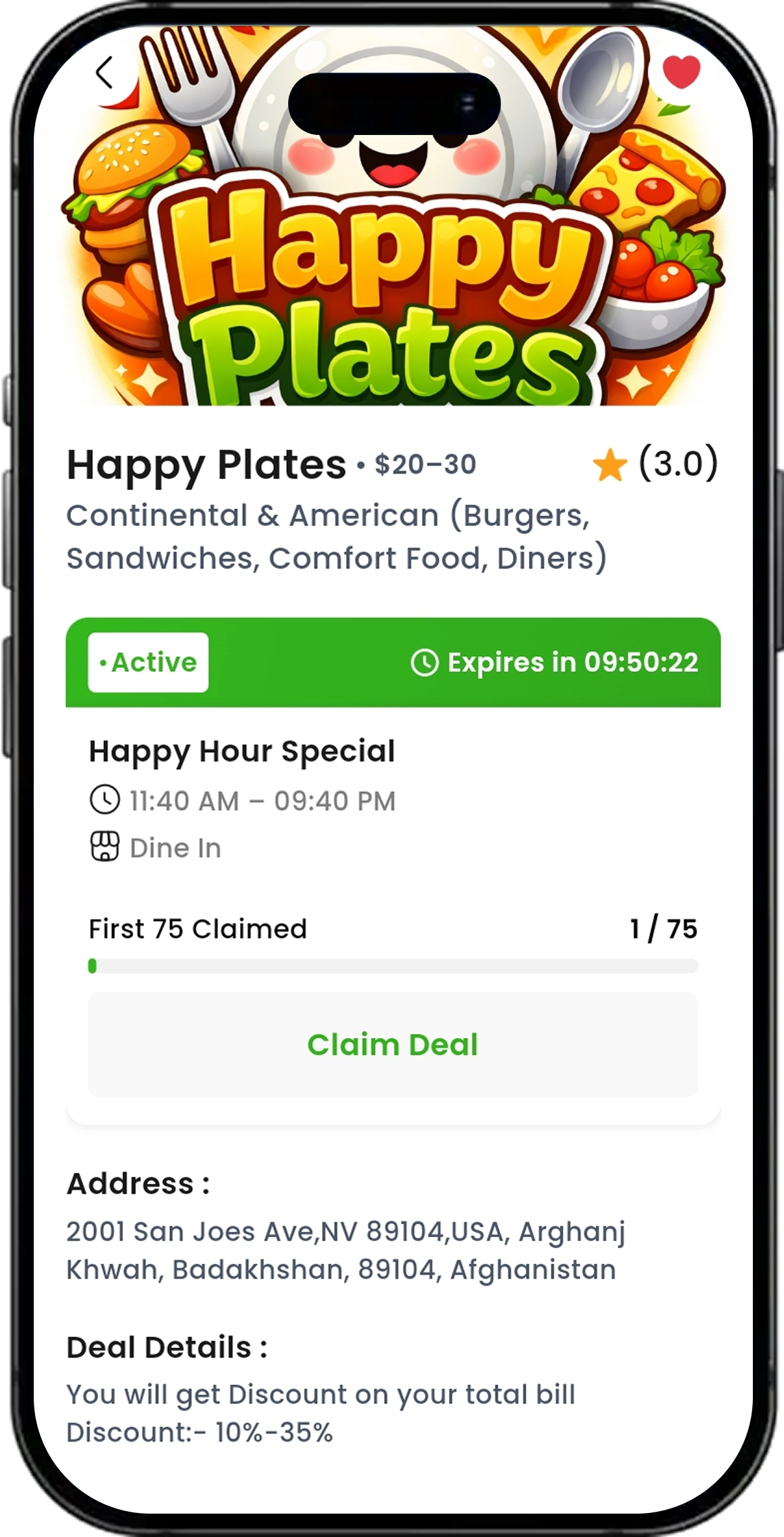What’s 4 Dinner App screen 5