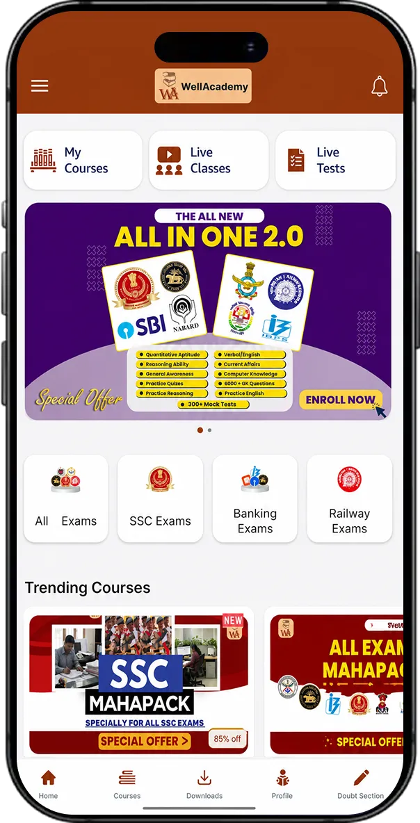 Well Academy Learning App screen 1