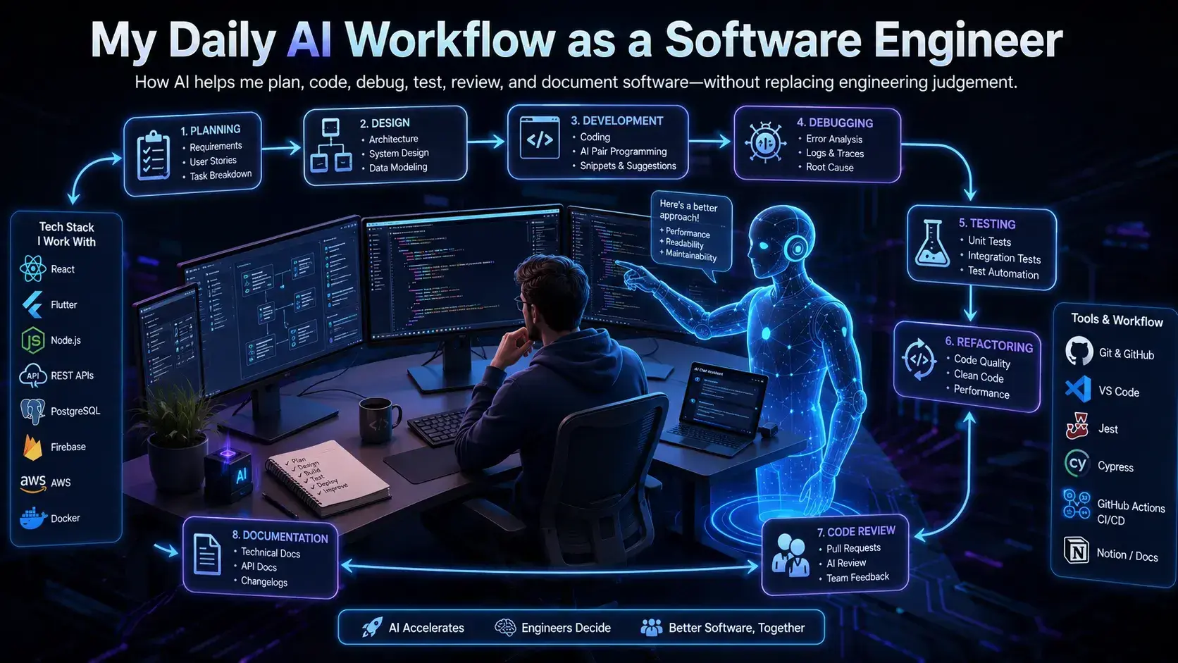 My Daily AI Workflow as a Software Engineer