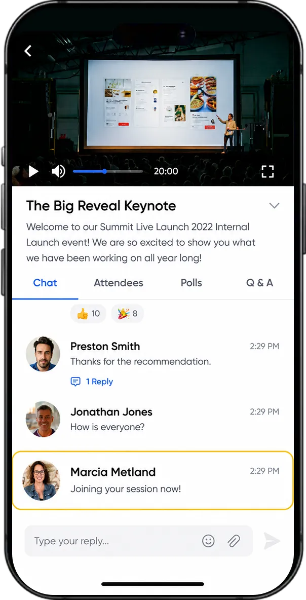 Accelevents Event App screen 3