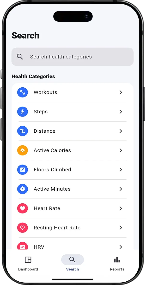 OneHealth screen 2