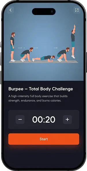 Burpee – Total Body Challenge screen 23